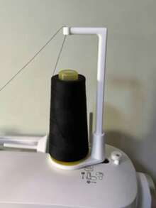 Vertical Large Spool Holder For Sewing Machines, Anti-Tangle Thread Guide, Compatible With Home Sewing Machines And Overlock Machines, Specialized Accessory For Manual Sewing Studios - A - View 6