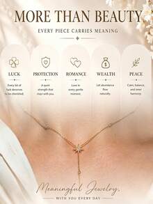 1pc Bridal Wedding Open Collar Necklace, Women's Fashion Accessory - XL3519 Gold - View 5