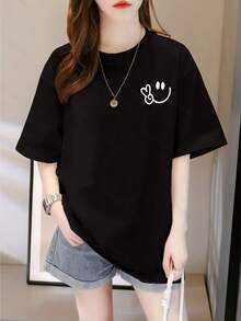 Women T-Shirts - [White] - View 4
