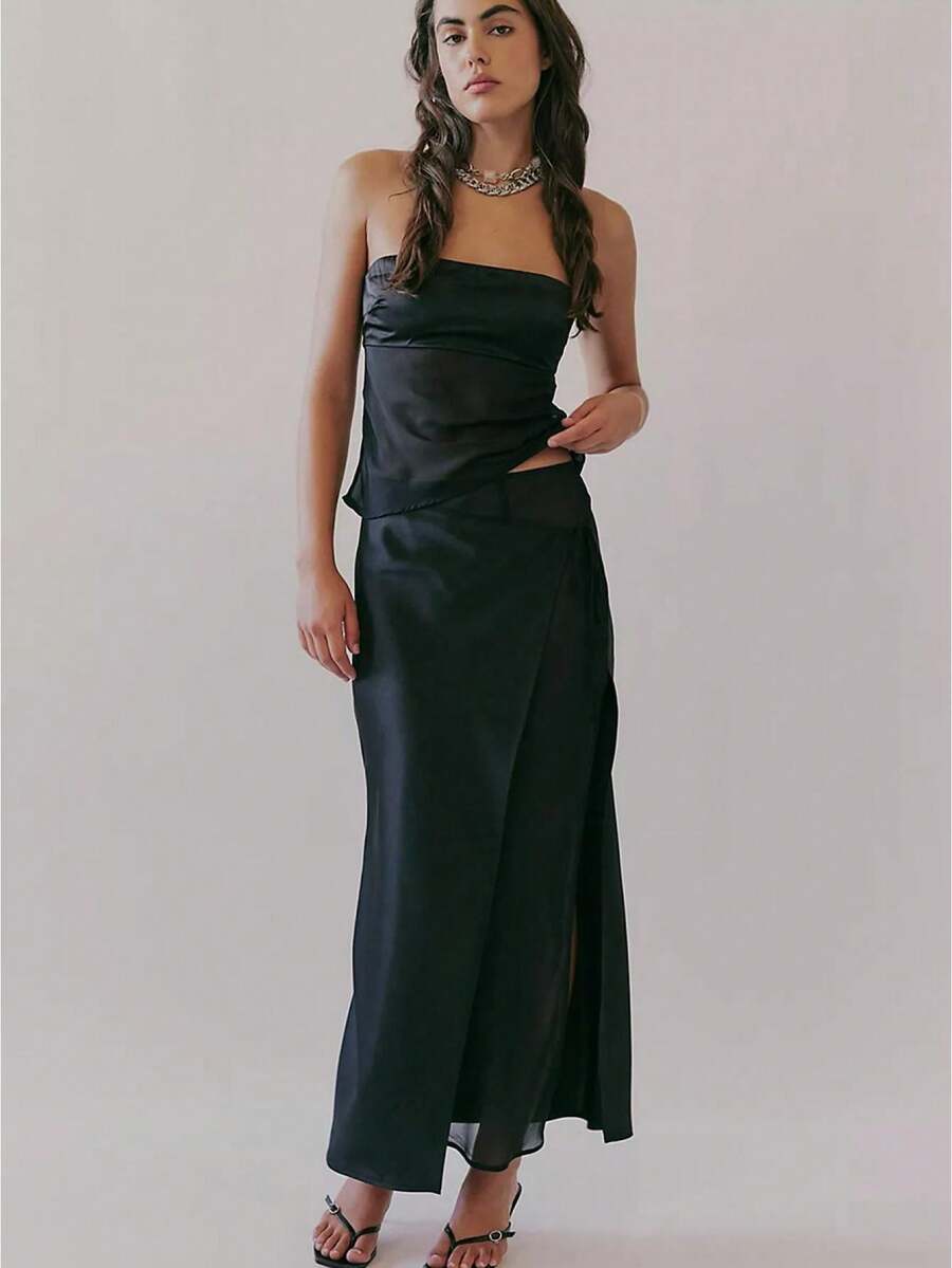 Women Two-Piece Outfits - Black - View 1