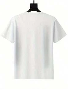 PremiumA Wo's Stylish Printed Short-Sleeved T-Shirt With A Round Neck Is Perfect For Everyday Casual Wear. It Combines A Stylish Print With A Comfortable Neckline, Making It An Ideal Choice For Summer. Limited Edition. - 白色 - 查看 6