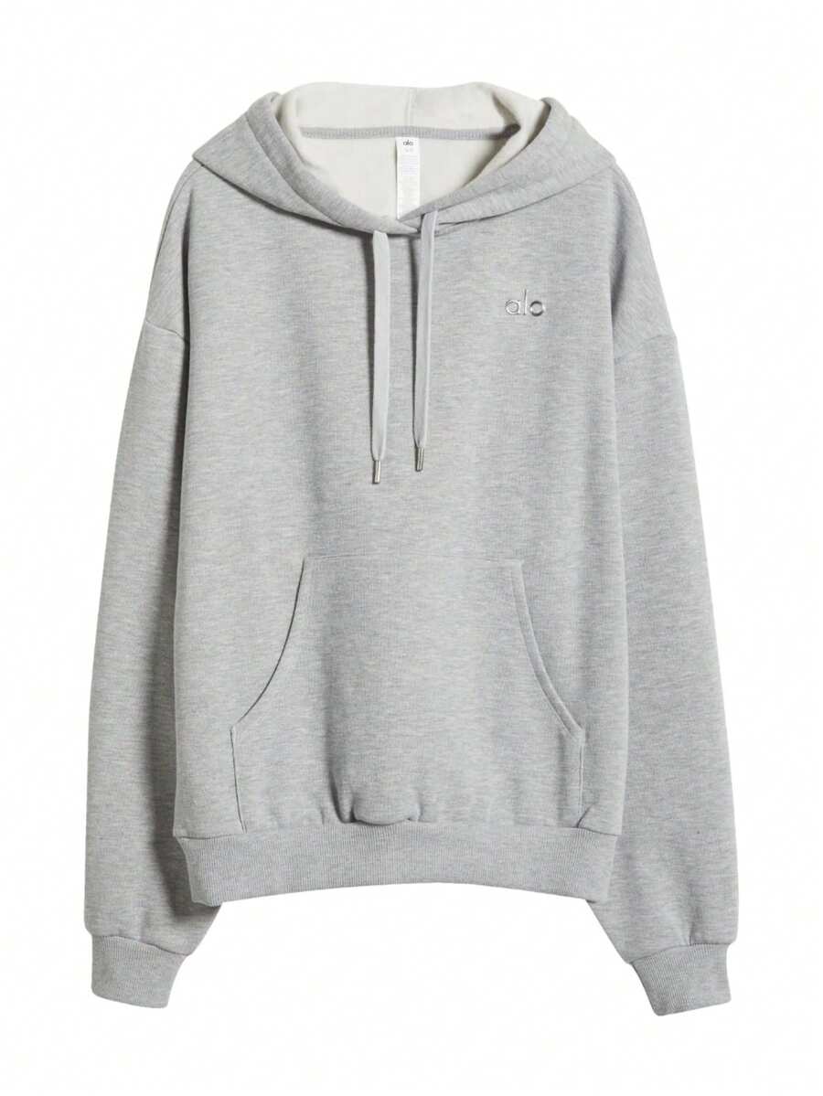 Alo Yoga Accolade Hoodie (Unisex) - 淺灰色 - 查看 1