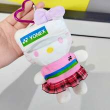 SANRIO 1件可愛卡通運動裝 Katie Cat 毛絨娃娃包掛飾，生日禮物、紀念品、情人節禮物 - 彩色 - 查看 8