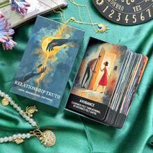 Kartu Ramalan Kebenaran Hubungan, 54 Kartu Asli, Memberikan Panduan dan Ramalan Harian, Cocok untuk Pemula Permainan Kartu Tarot - MultiWarna - View 3