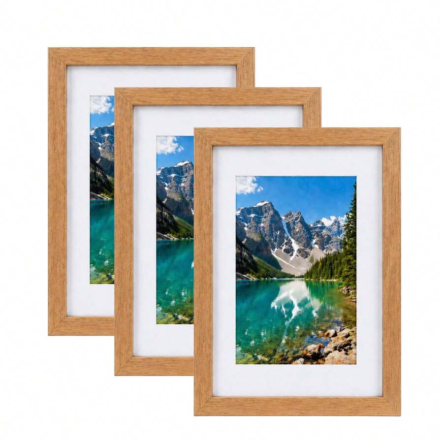 Dual Use A5 Photo Frames Tabletop Standing Wall Mount Frames For Certificates Art - Glazing Color - View 1