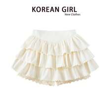 Apricot-colored Mini Skirt [Premium Version]