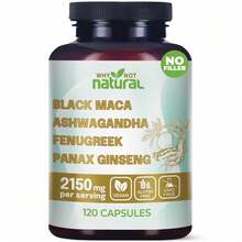 Organic 4-Herb Blend Supplement – Black Maca Root, Ashwagandha, Fenugreek, Panax Ginseng For Adults - 1 - 查看 1
