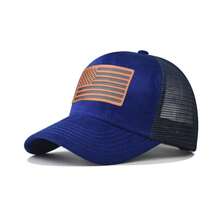 Polo de golf , Gorra de golf, Gorra de golf, Gorra de golf, Para hombre, Para mujer, Gorra con visera, Sombrero de sol para mujer, Gorra de béisbol de gamuza con la bandera americana, superventas, para el Día de la Independencia, Gorra de pico de pato para exteriores 2026 - Rojo - Ver 10