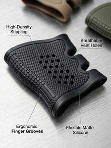 (4 Packs)Rubber Non-Slip Grip Cover Compatible With 17, 19, 20, 21, 22, 23, 25, 31, 32, 34, 35, 37, 38, Durable - Multicolor - View 4