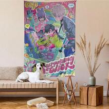 Link Click Anime Printed Large Wall Tapestry  Buddha Wall Decoration Witchcraft Bohemian Hippie Wall Art Decor - 彩色 - 查看 7
