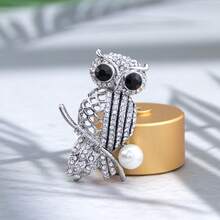 1 chiếc ghim cài áo hình động vật dễ thương - Rồng, Ong, Nhện, Chim, đính đá và men, đa năng, phù hợp cho nữ, đi làm, du lịch, đi biển, làm quà tặng ngày lễ. - Trâm cài nữ - Xem 12