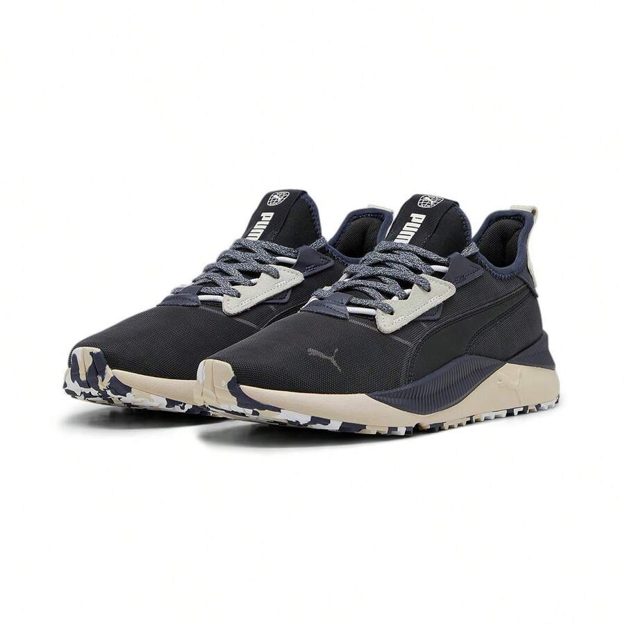 Puma Sepatu Kasual Olahraga Unisex Musim Semi/Gugur, Sepatu Sneaker Chunky Pasangan yang Nyaman dan Serbaguna 39346801 - Hitam, Putih, Biru Tua - View 1