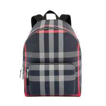 Burberry Check Pattern Women's Crossbody Bag 80840571 - 灰色+藍色80840571 - 查看 1
