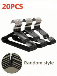 Durable Non-Slip Clothes Hangers, Suitable For Coats, Pants And Dresses, Can Be Used For Wardrobe Organization And Clothes Drying, Essential Household Item - Multicolor - View 10