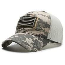 Polo de golf , Gorra de golf, Gorra de golf, Gorra de golf, Para hombre, Para mujer, Gorra con visera, Sombrero de sol para mujer. Gorra de béisbol con parche de camuflaje de gran  para hombre, gorra de béisbol protectora contra el sol para primavera y verano, gorra de pico de pato transpirable de media malla de camuflaje 2026. - cuadrícula digital azul - Ver 6