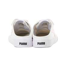 Puma 女士夏季套脚运动鞋，魔术贴运动穆勒鞋 - 白色-粉紅色 - 查看 4