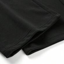 Adidas Quần nữ ống đứng rộng rãi, chất liệu dệt kim, thích hợp mặc thường ngày. - màu đen - Xem 8