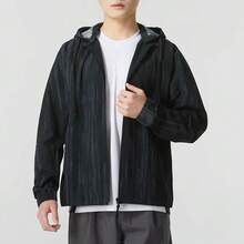Adidas Áo khoác thường ngày thoáng khí Wuji dành cho nam, áo khoác thể thao dệt kim. - màu đen - Xem 6