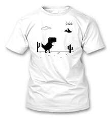 Dinosaur T-Shirt Error 404 All Sizes - 白色 - 查看 6