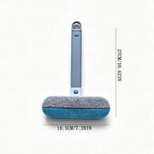 1Pc 4 In 1 Reusable Pet Hair Lint Remover Brush, Long Handle Dust Scraper For Couch Carpet Bed Furniture Clothing, Washable No Refill - Multicolor - View 13