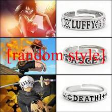 1pc One Piece Ace Fire Fist Ring Cosplay Accessory, Random Style, New Year/Valentine's Day/Easter Gift - Multicolor - View 8