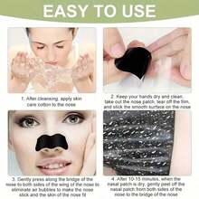 CIOV 200 Bamboo Charcoal Nasal Strips, Blackhead Remover, Minimizes Pores, Suitable For All Skin Types (For Wet Use) - 5 件 - 查看 4
