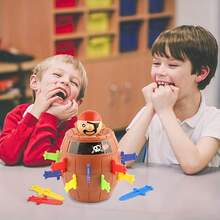Pirate Bucket Game, Funny Tabletop Game Toy For Kids, Pop-Up Pirate Board Game - Parent-Child Interactive Toy - Holiday Activity - Unisex Game - Suitable For 3 Years Old And Above, An Excellent Gift For Children. - Multicolor - View 6