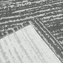 Kitchen Runner Rug 0.45 X 2.00 Laundry Room Mixed Jacquard Pattern Non-Slip Washable - Grey - View 8