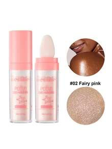 HANDAIYAN Fairy Glow Highlighter Powder, Natural Glowing Highlighter For Graduation, Birthday, Holiday, Halloween, Christmas, Makeup Party, Cosplay, Travel, Daily Makeup, Prom, Dorm, Beauty Product, Face Painting, Cosmetics, Suitable For Women, Winter/Spring, Best For Birthday, Valentine's Day, Mother's Day Gifts, Carnival Party - 粉色 - 查看 9