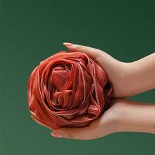 1pc Rose Bath Ball, Super Soft Large Size, Premium Bath Spray Ball, Bathroom Accessory - Multicolor - View 4
