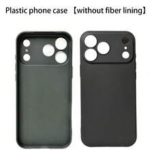 ForiPhone17/16/15/14/13/12/11 Models - Liquid Silicone Case - Ultra-Thin & Soft & Screen/Camera Protection & Shockproof & Smooth Touch & Scratch-Resistant & Microfiber Lining - Màu đen [vỏ nhựa cứng] - Xem 23
