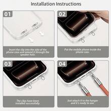 Cell Phone Mini Stainless Steel Spacer Clip Side Hanging Connection Piece - Multicolor - View 4