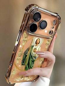 Fundas para celular de moda 20262026Una funda para teléfono con diseño St. Jude a prueba de caídas en las cuatro esquinas, a prueba de caídas y golpes, cubierta transparente para teléfono, accesorio de protección robusto para teléfono. Compatible con Samsung Galaxy S22/23/24/25 Edge Ultra/FE+, así como con Phone17, 17Air, 17pro, 17pro Max/16/15/14/13/12/11 Pro/Plus/Max/X/Xs/Xsmax, es un regalo de cumpleaños considerado para novias, novios y amigos, y también como regalo de Halloween. - Multicolor 2 - Ver 1