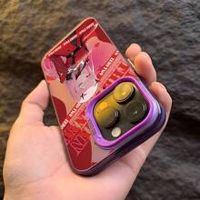 [24h Shipping From MX]Phone Case - Japanese Anime And Manga Sci-Fi Mecha Battle 02 Compatible With Apple  17 Air 16 16E 15 14 13 12 11 Pro Max X XR XSMAX 8 7 Plus, Colorful, Silver, Matte, Hard Back Cover, Korean And Japanese Hard Case - 黑色 - 查看 2