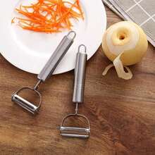 3pcs/Set Or 2pcs/Set 2-In-1 Stainless Steel Fruit Peeler, Shredder, Slicer Kitchen Accessories Cooking Tools - Multicolor - View 5