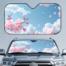 1 Sakura Sky Car Sunshade, Prevents Direct Sunlight And Lowers The Temperature Inside The Car, Very Suitable For Long Trips, City Driving, And Family Outings,Car Acessesories,Car Acessesories Women,Car Acessesories Interior - Multicolor - View 2
