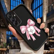 Cute 2D Football Pattern Dopamine Ladder Photo Frame Phone Case, Compatible With Apple 12/13 Pro Max, Full Protective Cover, Minimalist Design, Soft Cartoon Style, Perfectly Protects Your Phone, Compatible With Honor X7/Galaxy A56 5G/ Smart 8/ Hot 40i/Transsion Spark 20/Transsion Spark 20C/Transsion Spark Go 2024/ Note 14 5G/Moto E22/E22i/ A54, Waterproof, Shockproof, And Scratch-Resistant - 款式 2(1 件) - 查看 2