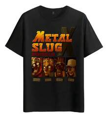 Muscle Freaks Metal Slug X T-Shirt, Video Game Style Frame - Black - View 6