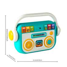 1pc Baby Early Education Radio Cartoon Music Player Portable Radio Suitable For Babies Over 1 Year Old (Batteries Not Included) - Multicolor - View 7