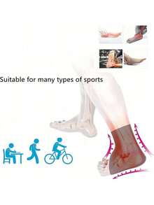 Breathable Ankle Compression Socks, Suitable For Sports, Running, Hiking, Cycling - Multicolor - View 6