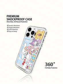 Miniso Ốp điện thoại trong suốt Sanrio Hello Kitty, Ốp điện thoại mùa hè, Quà tặng ngày lễ, Chống trượt, Chống rơi, Chống vân tay, Phù hợp cho iPhone 17, 17 Air, 17 Pro, 17 Pro Max, 11, 12, 13, 14, 15, 16 Pro, 16 Pro Max, 14 Plus, 15 Plus, 16 Plus, 16 Pro, 16 Pro Max, XR - Trong sáng - Xem 4