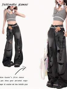 Women Pants - Black - View 1