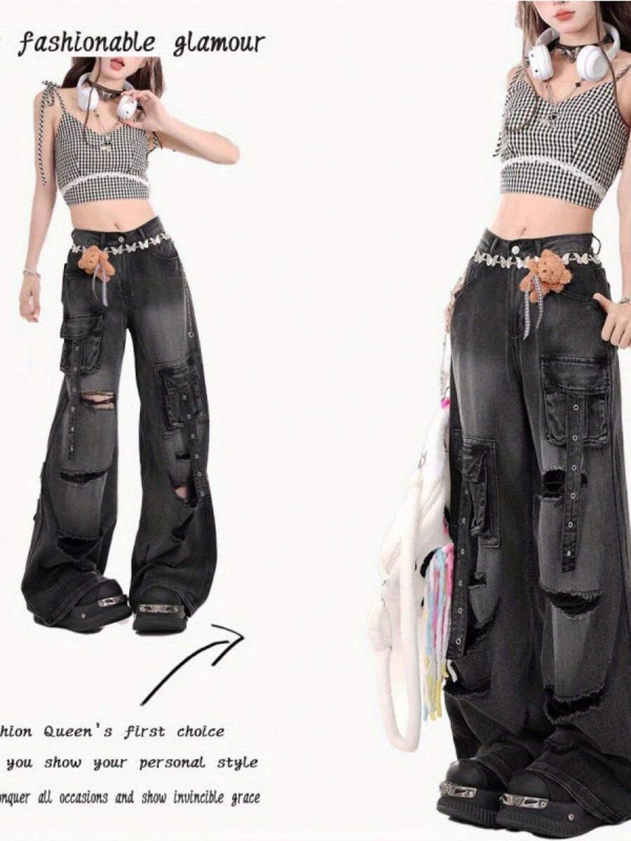 Women Pants - Black - View 1
