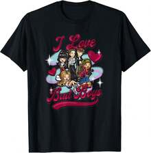 I Love Bad Boys Airbrush T-Shirt Summer Outfits For Women,Summer Tops,Vacation Outfits Women,Summer Clothes,Spring Outfits For Women,Tops For Women,Birthday Outfits For Women,Spring Tops,Graphic Tees Men,Mens Clothes,Kids Clothes Boys,Summer Outfits For Girls - Black - View 1