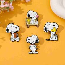 SNOOPY 1 buah Bros Baru 2026, Dekorasi Kasual yang Menyenangkan, Cocok untuk Pakaian, Kotak Pensil, Tas, dll., Kecil dan Unik, Aksesori Hebat untuk Dekorasi Pakaian, Hadiah Kejutan untuk Teman dan Keluarga (Gaya Acak) - MultiWarna - View 5