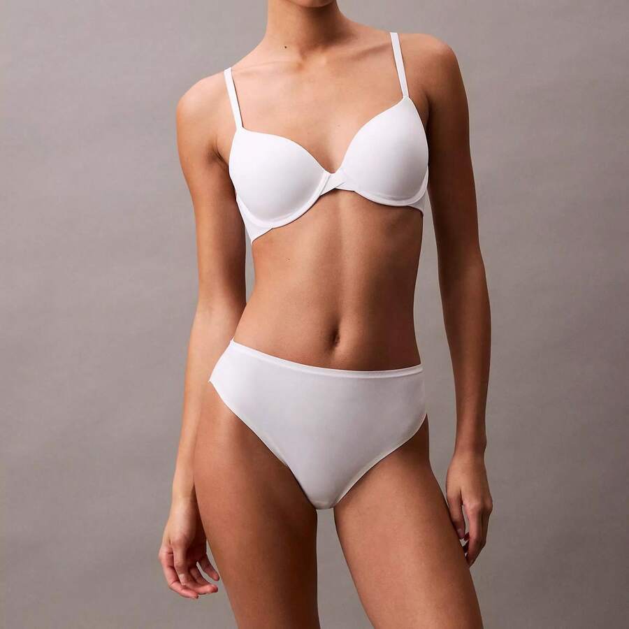 Calvin Klein Perfectly Fit Modern T-Shirt Bra F3837 Underwear Women Bras Bralettes Underwear Sleepwear - Màu trắng cổ điển - Xem 1