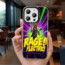 Phone Case: Electric Guitar Design Phone Case, Colorful Retro Fun INS Style, Shockproof Matte Back Cover, For Samsung Galaxy A20 A35 A36 A52 A54 A55 S10 S20 S21 S22 S23FE S24PLUS S25ULTRA, Gift For Fashionable People - 黑色 - 查看 4