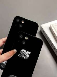 Tema de carreras de Silver Lightning McQueenfunda de teléfono Fundas compatibles con ,Apple,VIVO,OPPO,,, y Honor.Fabricadas en silicona TPU,ofrecen protección contra golpes y caídas.regalos para mamá - Negro - Ver 8