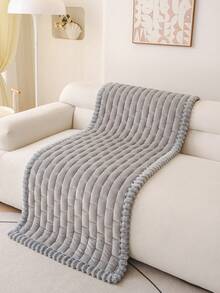 1pc All-Season Sofa Cushion Cover, Modern Minimalist Non-Slip Sofa Seat Protector, Dust-Proof And Washable Sofa Slipcover, Soft And Colorfast, Pet-Friendly, Fits L-Shaped And 1/2/3/4-Seat Sofas For Bedroom, Office, Living Room - Light Grey - View 10