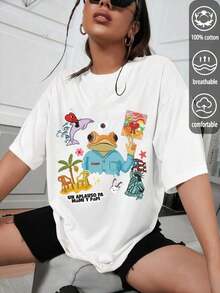 Women T-Shirts - White - View 1